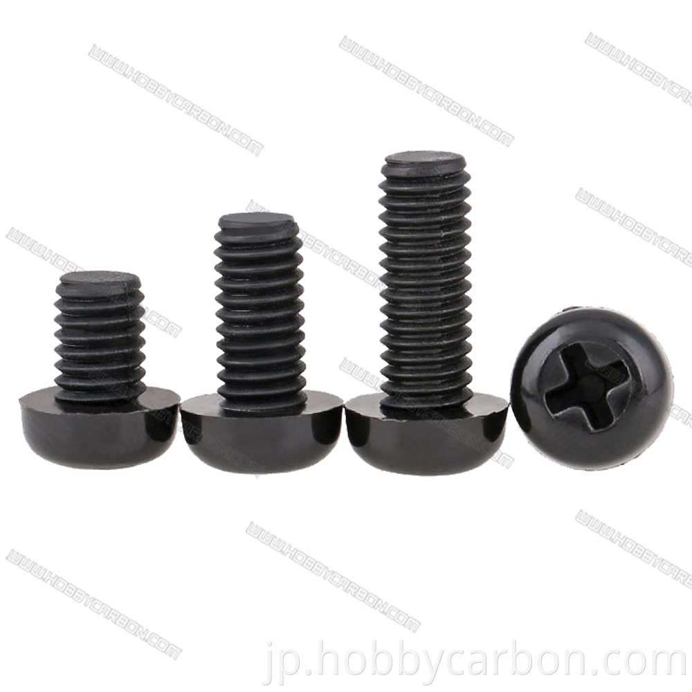 M3x10mm phillips nylon bolt